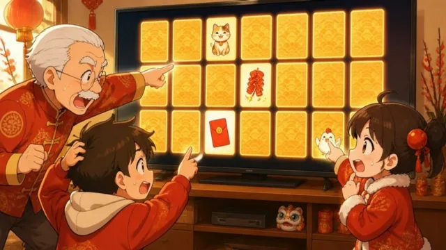 記憶翻牌的遊戲封面插畫